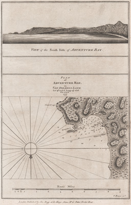 Plan of Adventure Bay on Van Diemen's Land (Tasmania)